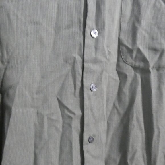 PROTOCOL | 16.5 / 34-35 | Plaid Button-Up Front Dress Shirt With Chest Pocket - Picture 7 of 16